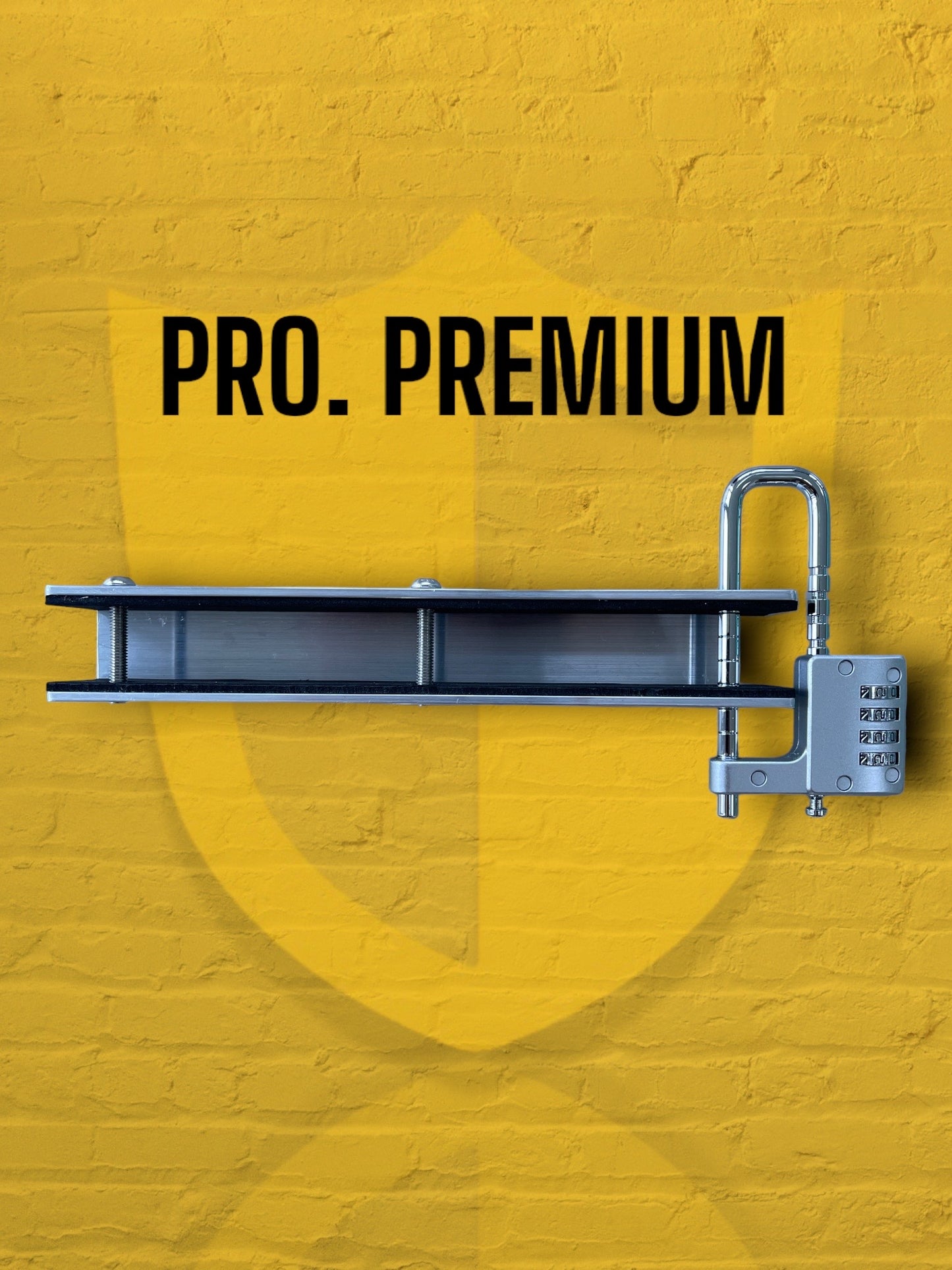 PRO. Premium Design - Patio Door Security Lock - Brush Alloy