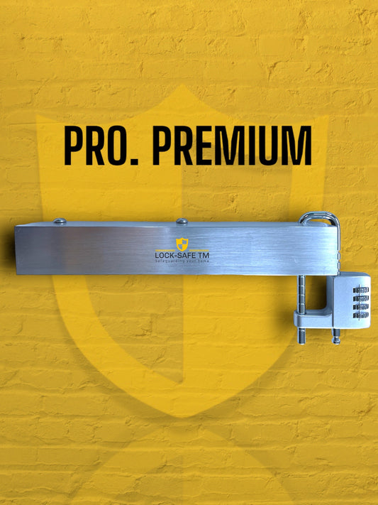 PRO. Premium Design - Patio Door Security Lock - Brush Alloy