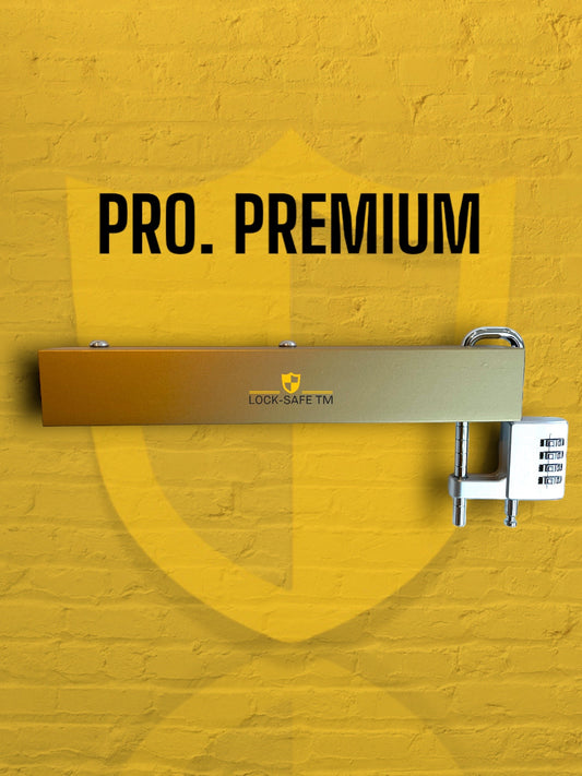 PRO. Premium Design - Patio Door Security Lock - Matt Gold