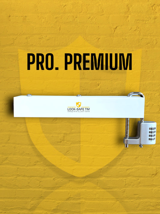 PRO. Premium Design - Patio Door Security Lock - Matt White