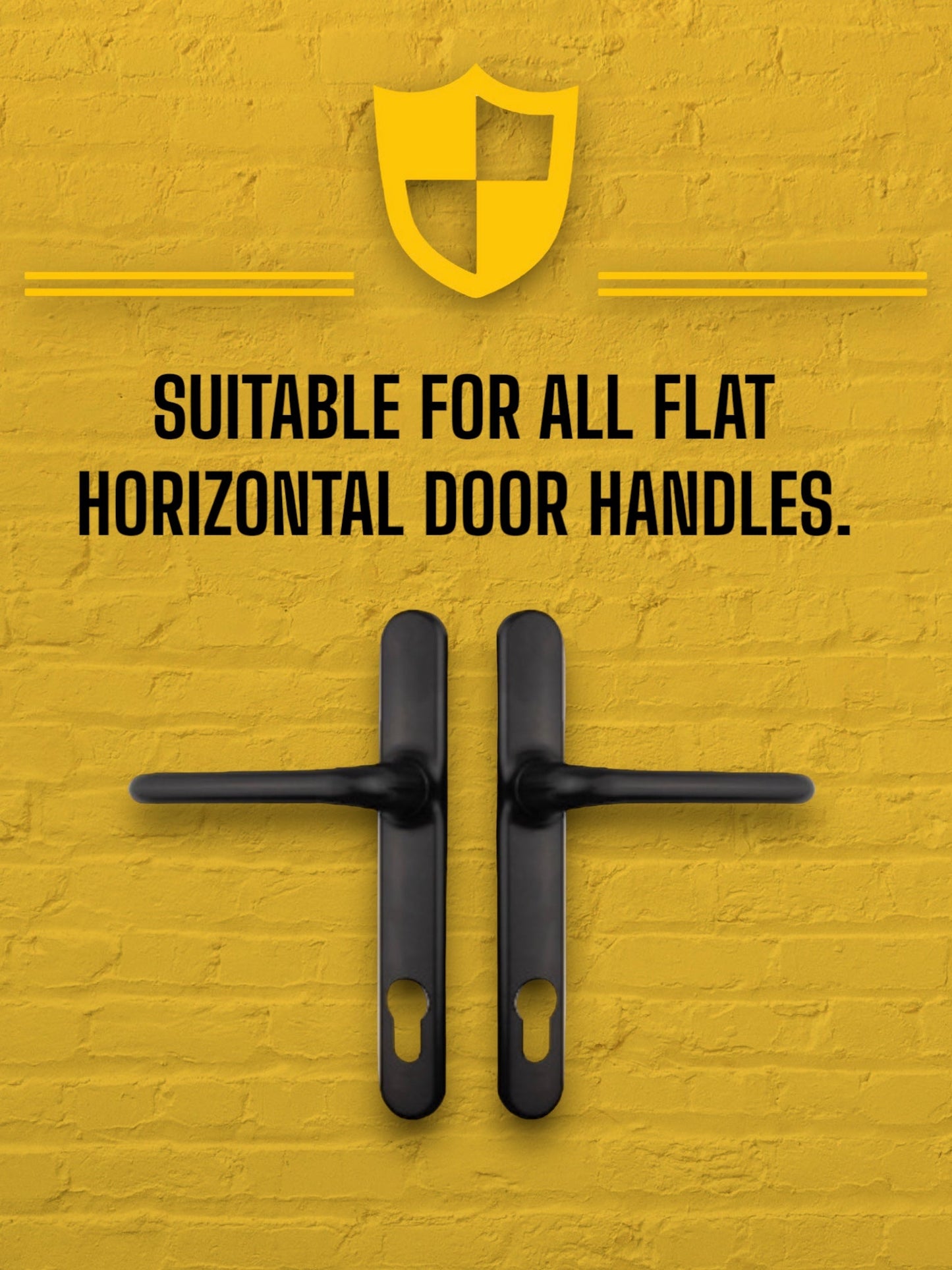 PRO. Premium Design - Patio Door Security Lock - Matte Black