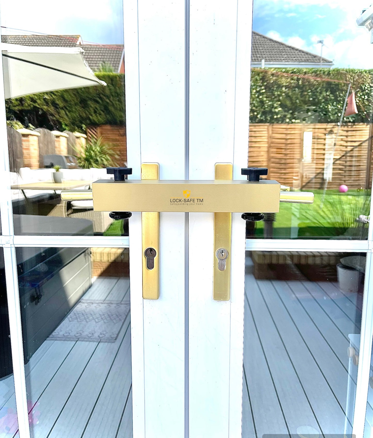 PRO. Design - Patio Door Security Lock - Matt Gold