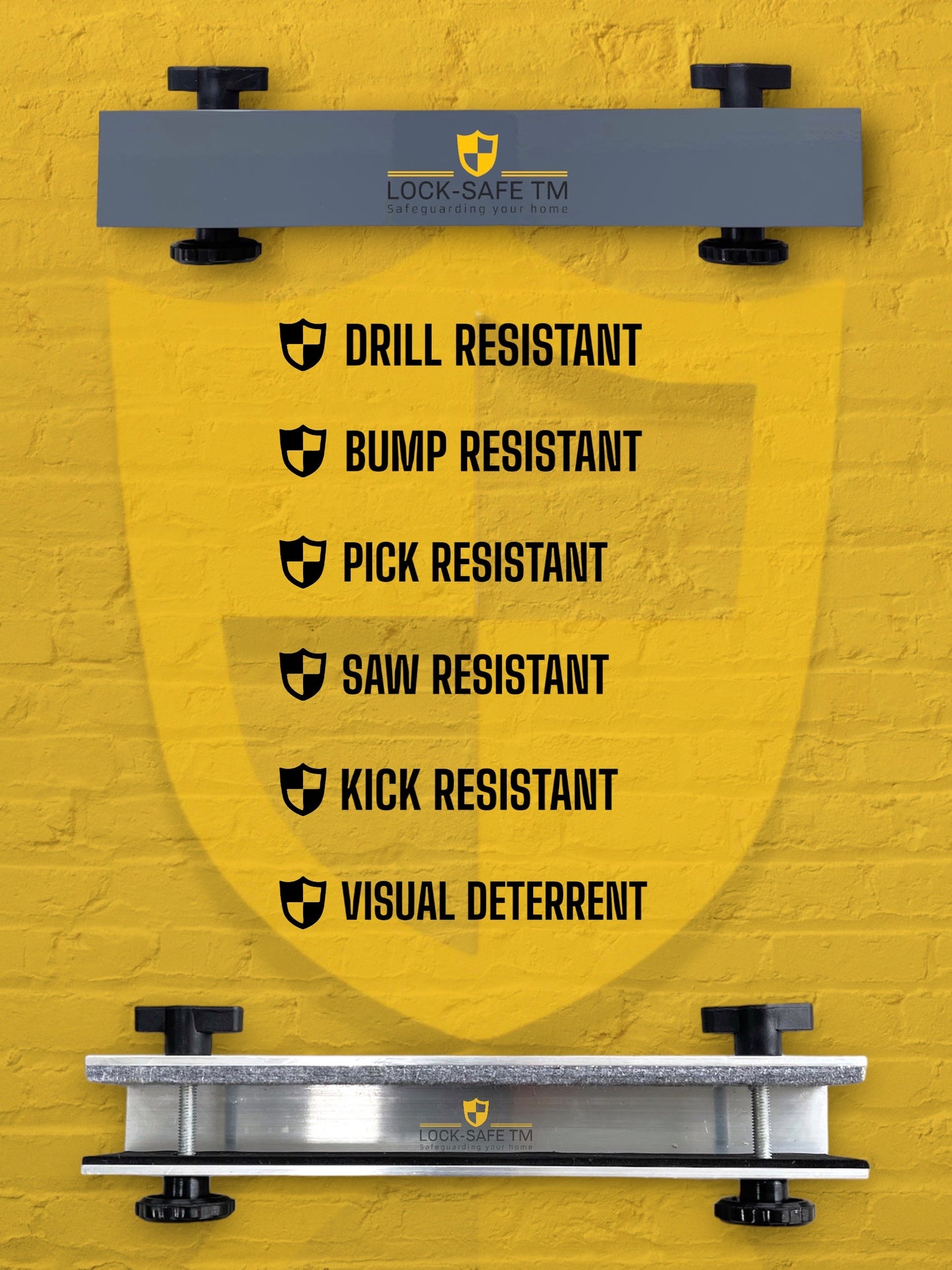 PRO. Design - Patio Door Security Lock - Anthracite Grey