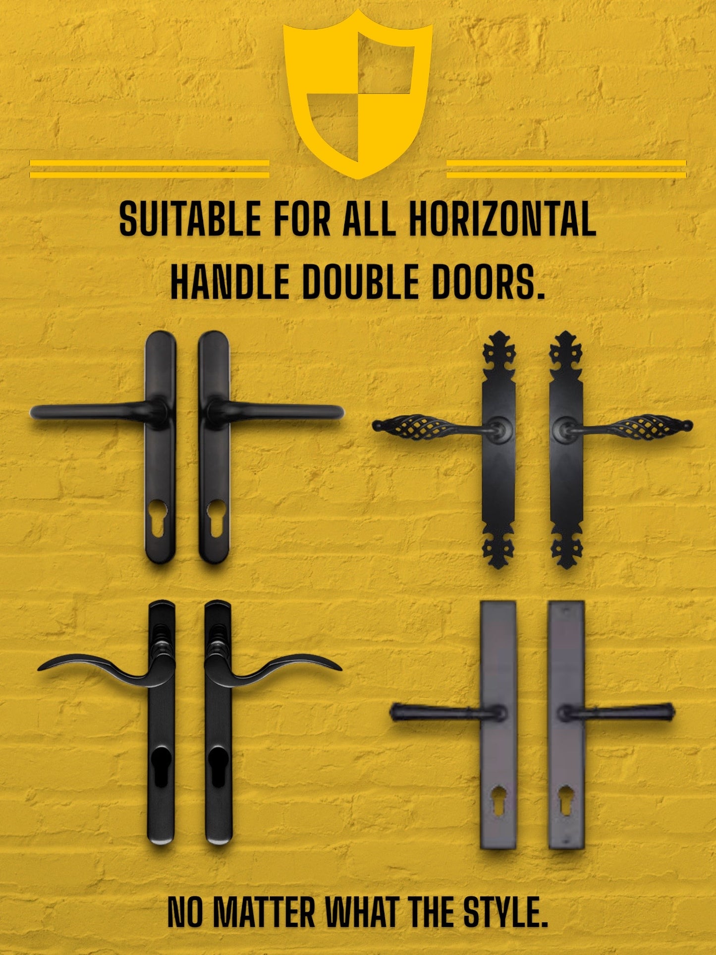 PRO. Design - Patio Door Security Lock - Anthracite Grey