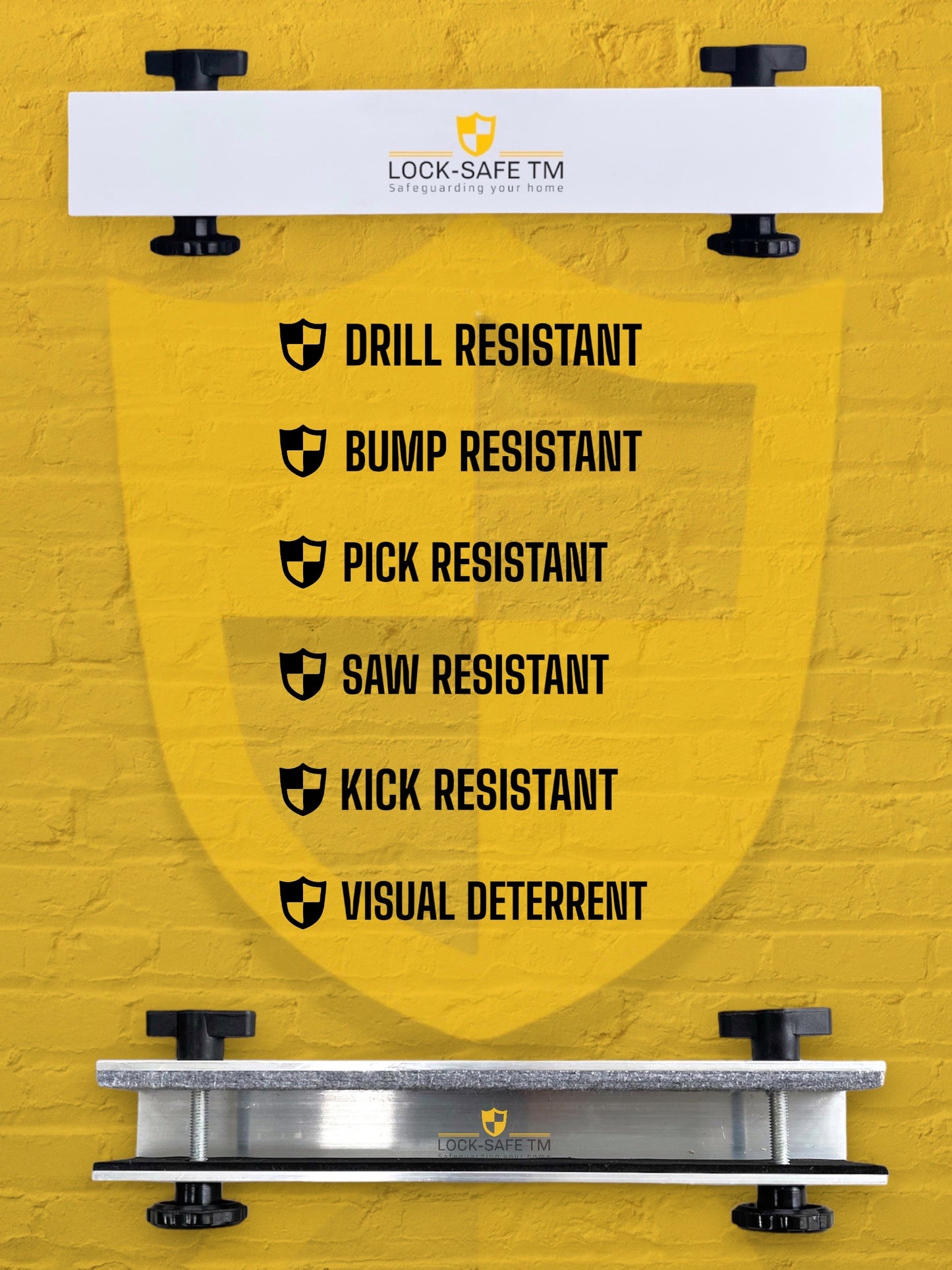 PRO. Design - Patio Door Security Lock - Matt White